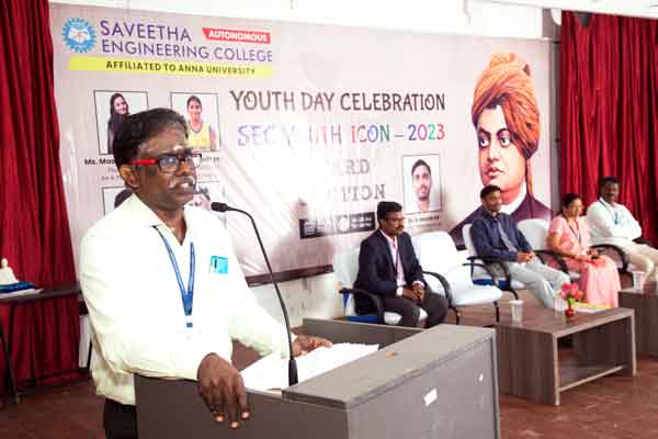 National Youth Day celebrated at Saveetha Engineering College 2