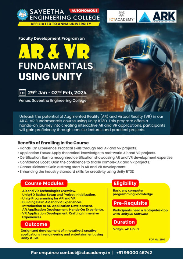 FDP on AR VR Fundamentals 2