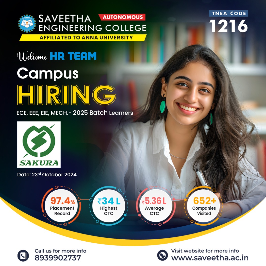 Sakura campus hiring drive conducted at SEC