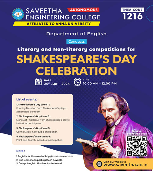 Shakespeares Day 01
