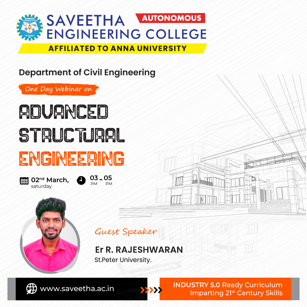 ADVANCED STRUCTURAL ENGINEERING - Saveetha Engineering College