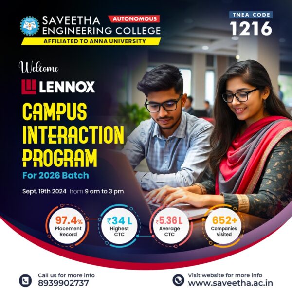 SEC welcomes Lennox – “Campus Interaction Program” for dynamic 2026 ...